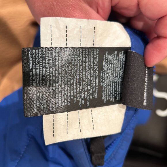 The North Face Boy's TNF Reversible Shasta Hooded Full-Zip Jacket XLG (14/16) - Picture 6 of 12